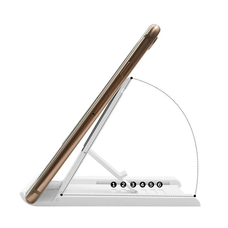 Adjustable Desktop Phone Stand – Portable Foldable Phone Holder