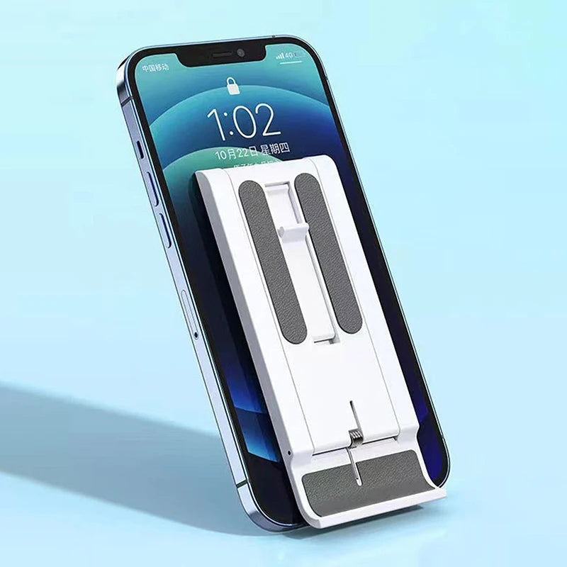 Adjustable Desktop Phone Stand – Portable Foldable Phone Holder