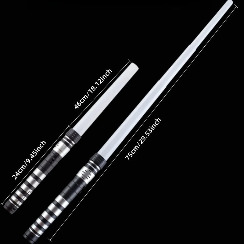 7-Color Retractable Kids Lightsaber with Sound FX & Light Show, 2-in-1 Role-Play Sword, for Halloween/Birthday/ Christmas Gifts