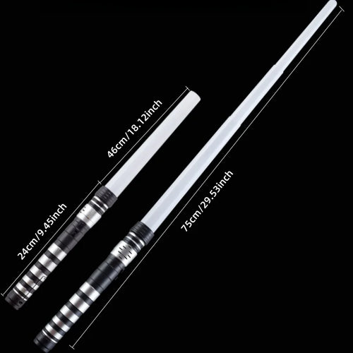 7-Color Retractable Kids Lightsaber with Sound FX & Light Show, 2-in-1 Role-Play Sword, for Halloween/Birthday/ Christmas Gifts