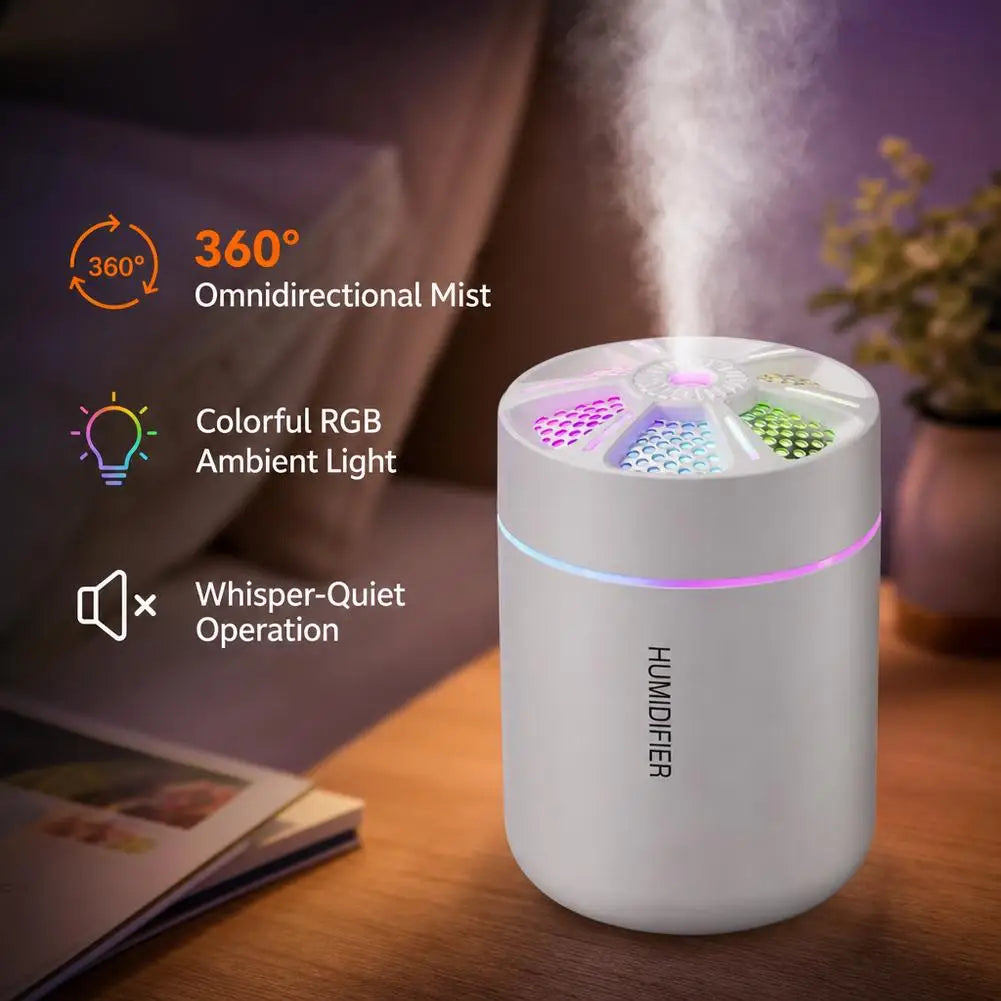 Mini Portable USB Humidifier for Bedroom and Desk