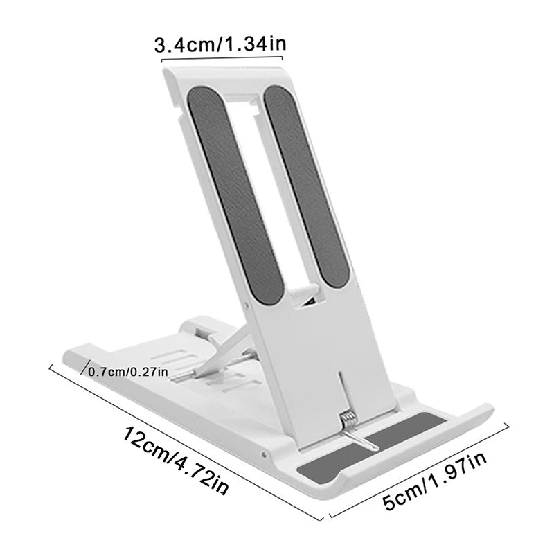 Adjustable Desktop Phone Stand – Portable Foldable Phone Holder
